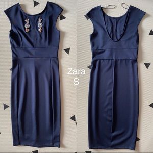Zara navy dress